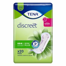 TENA® diskrétní vložky Mini Plus pro inkontinenci, 20 kusů