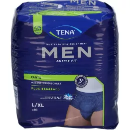 TENA MEN Act.Fit inkontinenční kalhotky Plus L/XL modré, 10 ks