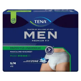 TENA® MEN PREMIUM FIT Kalhoty Maxi S/M pro inkontinenci, 12 kusů