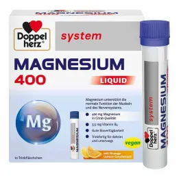 Doppelherz Magnesium 400 Liquid system pitná ampule, 10 ks