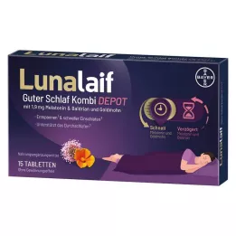 LUNALAIF Kombinované depotní tablety na dobrý spánek, 15 ks