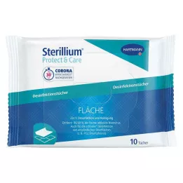 STERILLIUM Protect &amp; Dezinfekční ubrousky na povrchy Care, 10 ks