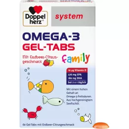 DOPPELHERZ Omega-3 gelové tablety rodina Erdb.Cit.system, 60 ks