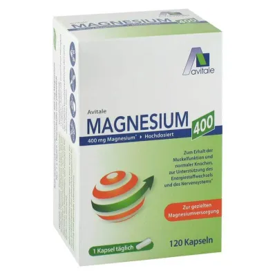 Hořčík 400 mg kapsle, 120 ks Hořčík 400 mg kapsle, 120 ks