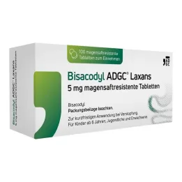 Bisacodyl ADGC® Laxative 5 mg enterosolventní tablety, 100 tablet