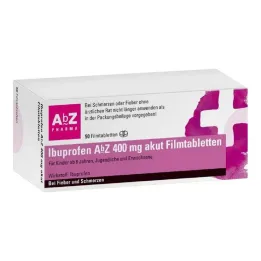 Ibuprofen AbZ 400 mg akutní potahované tablety, 50 ks