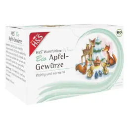 H&amp;S Zimní čaj Bio Apple Spice Filtrační sáček (20x2,0 g)
