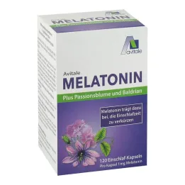 Melatonin + mučenka + tobolky kozlíku lékařského, 120 kusů