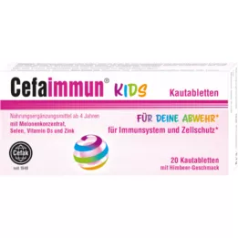 CEFAIMMUN KIDS Žvýkací tablety, 20 ks