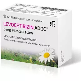 LEVOCETIRIZIN ADGC 5 mg potahované tablety, 50 ks