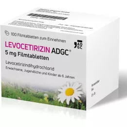 LEVOCETIRIZIN ADGC 5 mg potahované tablety, 100 ks
