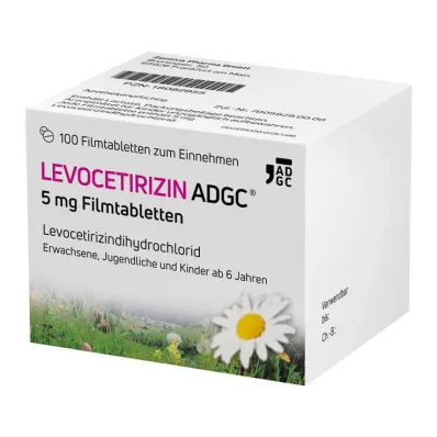 LEVOCETIRIZIN ADGC 5 mg potahované tablety, 100 ks LEVOCETIRIZIN ADGC 5 mg potahované tablety, 100 ks