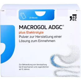 MACROGOL ADGC plus elektrolyty Plv.z.H.e.L.z.Einn., 20 ks