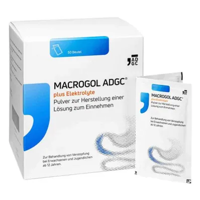 Macrogol ADGC® plus elektrolyty prášek pro H.e.L. k odběru, 50 ks