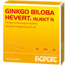GINKGO BILOBA HEVERT injekční n ampule, 10 ks