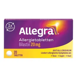 Allegra tablety na alergii 20 mg tablety, 20 ks