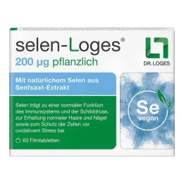 Selenium-Loges 200 µg rostlinné potahované tablety, 60 ks