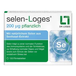 Selen-Loges 200 µg rostlinné potahované tablety, 120 ks