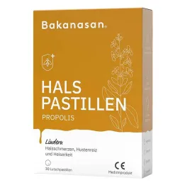 Bakanasan pastilky do krku propolis, 30 ks