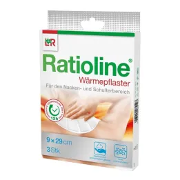 Ratioline vyhřívací záplaty krk/rameno 9x29 cm, 3 ks