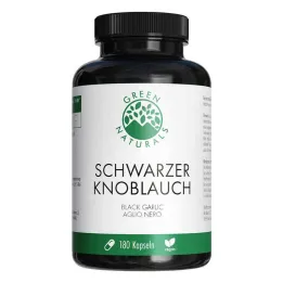 Green Naturals černý česnek 600mg se sáčkem Kps, 180 ks