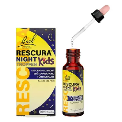 Bach Flowers Original Rescura Night Kids kapky bez alkoholu, 10 ml Bach Flowers Original Rescura Night Kids kapky bez alkoholu, 10 ml