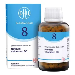 DHU Schüßlerova sůl č. 8 sodná sůl chloratum D6 tablety, 900 ks