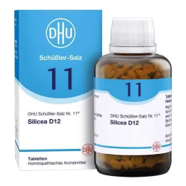 DHU Schüßlerova sůl č. 11 Silicea D12 tablety, 900 ks