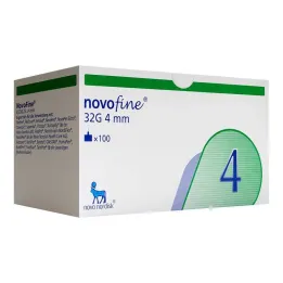 Kanyly Novofine 4 mm 0,23 x 0,25 mm 32 G, 100 kusů