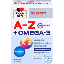 DOPPELHERZ A-Z+Omega-3 Systémové kapsle all-in-one, 60 ks