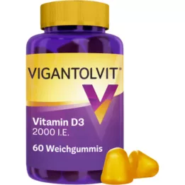 VIGANTOLVIT 2000, tj. Měkká guma vitamínu D3, 60 ks