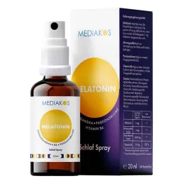 MELATONIN ASHWAGANDHA Mediakos Spray Spray vegan 20 ml sprej, 20 ml
