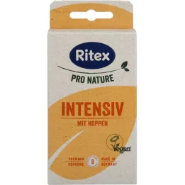 RITEX PRO NATURE INTENSIV veganské kondomy, 8 ks