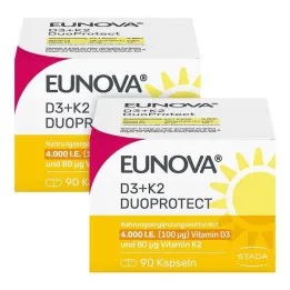 Eunova Duoprotect D3 + K2 4000 I.U. / 80 µg kapsle, 2x90 ks