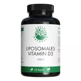GREEN NATURALS Vitamin D3 lipozomální vysokodávkové kapsle, 120 ks