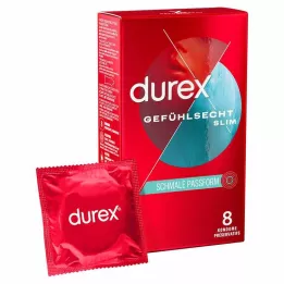 DUREX Skutečně působící tenké kondomy, 8 kusů