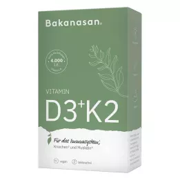 BAKANASAN Vitamin D3+K2 kapsle, 60 ks
