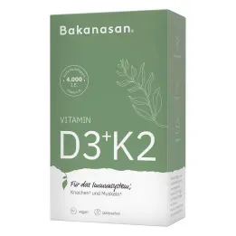 Bakanasan Vitamin D3 + K2 kapsle, 60 ks