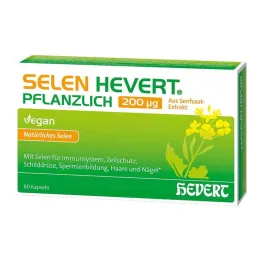 Selen Hevert rostlinné kapsle 200 µg, 60 kusů