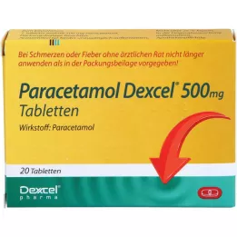 PARACETAMOL Dexcel 500 mg tablety, 20 ks