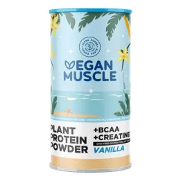 Vegan Muscle Protein Vanilkový protein + kreatinový prášek (600 g)