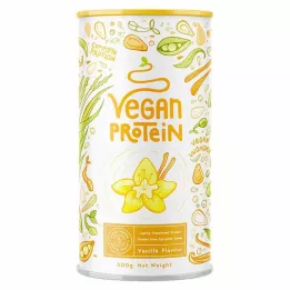 VEGAN PROTEIN Vanilkový biologicky dostupný proteinový prášek, 600 g