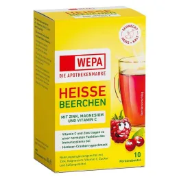 Wepa horké bobule + vitamín C + zinek + hořčíkový prášek, 10X10 g