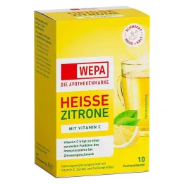 Wepa horký citron + prášek vitamínu C, 10X10 g