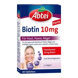 Abbey Biotin 10 mg tablety, 30 ks