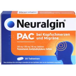 NEURALGIN PAC pro bolesti hlavy a migrény, 20 ks