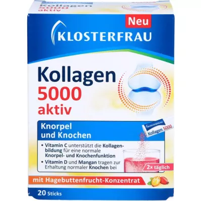 KLOSTERFRAU Kolagen 5000 aktivní granulátové tyčinky, 20 ks