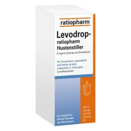 Levodrop-ratiopharm přípravek na potlačení kašle 6 mg/ml roztok, 100 ml