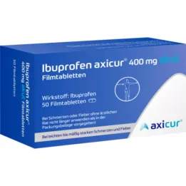 IBUPROFEN axicur 400 mg akutní filmové tablety, 50 ks