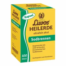 Luvos Healing Clay Ultra jemné kapsle na akutní pálení žáhy, 100 ks